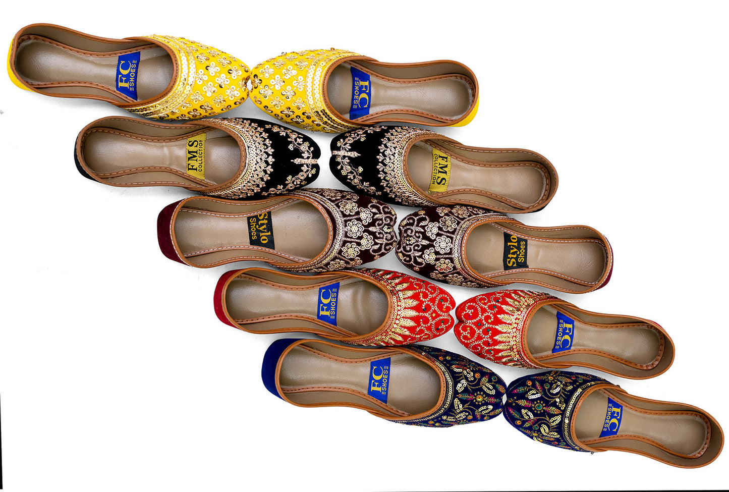 Our Shaheen Deal 4 Yellow, Black, Maroon, Red, Blue