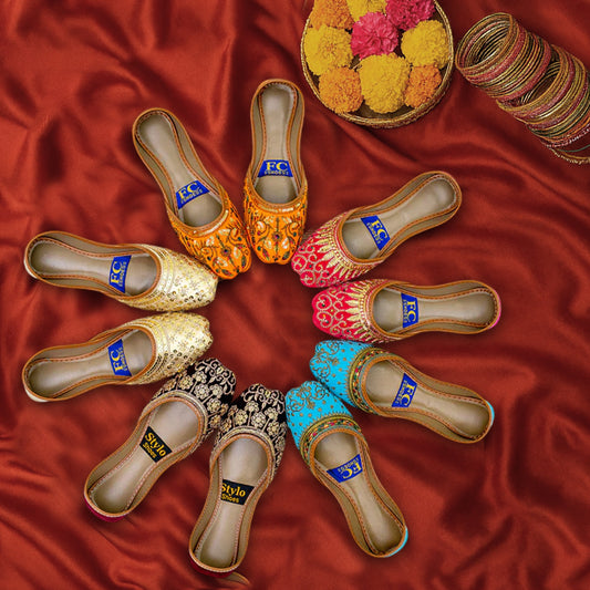 SHEHNAI Deal 6 Gold, Maroon, Sky, Pink, Orange