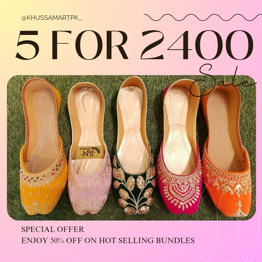 Wedding Deal# 510 Yellow, Baby Pink, Green, Pink, Orange